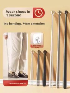 FURENJILI | Long Handle Shoe Horn for Home Use - Elderly and Pregnant Women Friendly