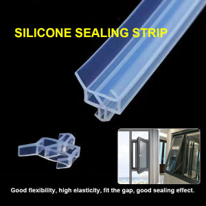 Silicone sealing strip for sliding doors and windows is windproof and dustproof
