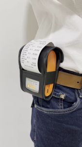 Túi đựng máy in nhiệt Bluetooth PT210 - túi đeo máy in thắc lưng - túi bảo vệ máy in