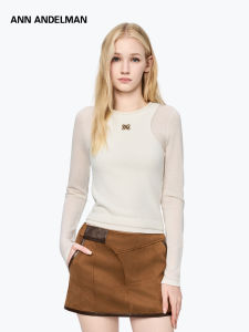 ANN ANDELMAN | Spring New Knitted Patchwork Slim Fit T-Shirt