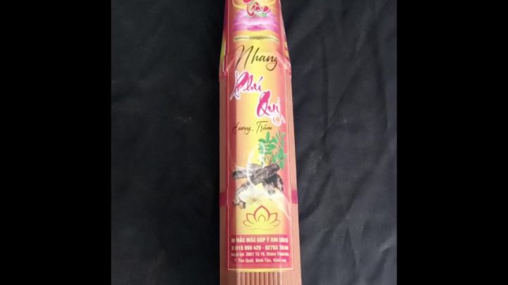 Hương Trầm Cao Cấp - Nhang Phú Quý 271 Cây (4 tấc) - Hương Thơm Vượt Trội, Gửi Trọn Lòng Thành