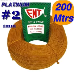 200Mtrs. ENT Rope #4 Twine (2mm) Sold per 200m roll tali lubid
