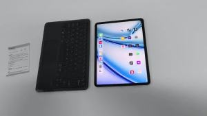 AJIUYU | Bàn Phím TrackPad Không Dây AJIUYU Với Các Phím Im Lặng Dành Cho Windows Android iOS Tương Thích Với Máy Tính Bảng Điện Thoại Máy Tính Xách Tay PC Có Kích Thước 11-13 Inch - Hỗ Trợ Ngôn Ngữ Tiếng Tây Ban Nha Tiếng Ả Rập Tiếng Bồ Đào Nha ...