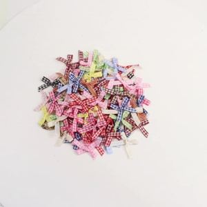 50/100Pcs Mini Bow Ribbon Tie 4x2.5cm Satin Ribbon Bow Flower DIY Craft Handwork Bowties Hair Clip Party Gift Clothes Decor Bow