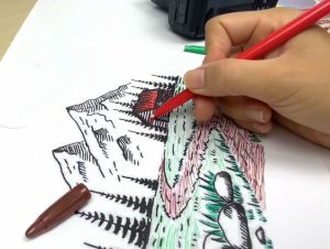 Bút lông màu nước  Stacom 12 màu FP212C