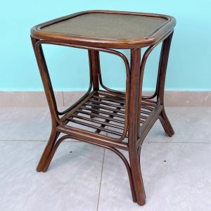 Indonesian Real Rattan Small round Table Coffee Table Tea Table Household Tea Table Rattan Table Balcony Table and Chair Living Room Casual Small round Table