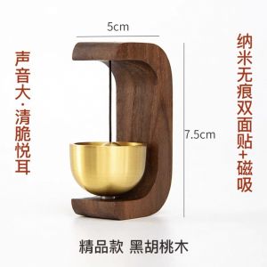 Modern Minimalist Cat Wind Chimes Doorbell Refrigerator Shop Opening Reminder Entrance Healing Bell Absorbing Door Decorations