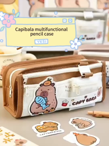 Capybara Pencilbox For Kids Boys 3D Pencil Case For Kids Boys Stationery