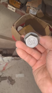 Bu lông vành chậu 145 phi 18 dài phủ bì 51 dùng lắp cho đùm cầu vành chậu EQ145