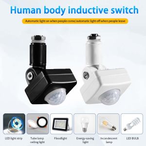 LED Motion Sensor 220V 110V Smart Switch Automatic PIR Infrared Detector 180 Degree Rotating Outdoor Auto ON OFF Light Switch