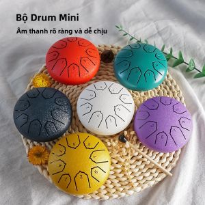 Đàn Thép Mini 4 Inch 8 Nốt Nhạc Chuông Mưa Nhạc Cụ Dành Cho Người Lớn Và Trẻ Em Chơi Ngoài Trời