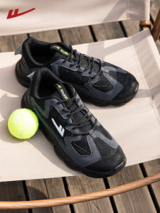 Warrior | Black Mens All-match Soft-soled Sneakers