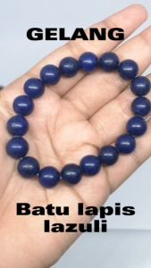 Gelang Natural Lapis Lazuli Asli untuk Pria & Wanita