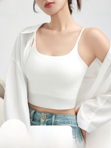 MiiOW | Áo ba lỗ không dây Catman dành cho nữ mùa hè 2025 Áo ba lỗ không dây có đệm ngực Áo ba lỗ mặc trong và ngoài trời