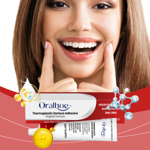 Comfort Denture Adhesives Glue Teeth Care Thermoplastic Denture Silicone Reline Kit Adhesive Cushion Friction Fixed Dentures