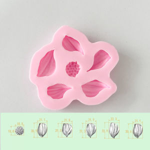 Silicone Chocolate Scraper Flower Finish Product Special for Cake Decoration Baking Tool Festive Celebration Supplies