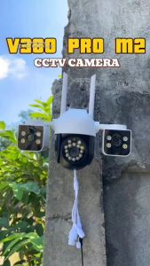 V380 PRO Q29 Three Lens CCTV Camera 6MP PTZ Control AI human motion Tracking alarm night vision Two-way voice outdoor Waterproof Security CCTV Camera