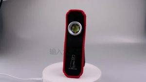 USB Rechargeable Magnetic Lantern Portable LED COB Flashlight Torch Camping Hanging Hook Lamp High-Low Modes Lighting Work Light