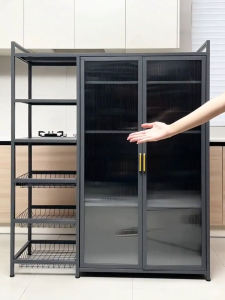 【304 SUS】Lemari Dapur Serbaguna Rak Dapur Susun Minimalis Rak Lemari Dapur Kitchen Rack Rak Bumbu Dapur