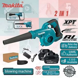 Makita Cordless Electric Air Blower 2 in 1 Blower Vacuum Cleaner With Battery
