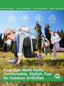 Kocotree | Loose Casual Workwear Pants for Children