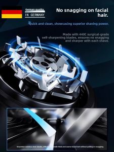 MONLEYTA | Mini Portable Electric Shaver with Washable Blades