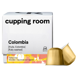 cupping room | Single Origin Sweet Sensation Colombian Huila Black Coffee Capsules Water Washed
