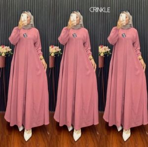 GAMIS REMAJA TERBARU DRESS REMAJA POLOS SERAGAMAN STANDART DAN JUMBO