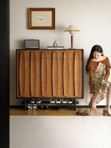 Vintage Style Entrance Shoe Cabinet