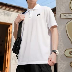 Nike | Áo Polo Thể Thao Tennis Tay Ngắn Cotton Thoáng Khí Cho Nam
