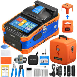 COMPTYCO AUA-70F fully automatic fusion splicer 6 motors OPM/VFL, 10 languages button/touch bidirectional operation fiber fusion splicer