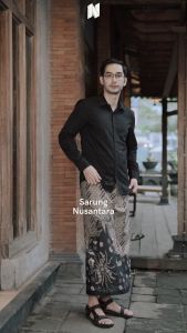 Sarung Batik Pria Premium Sarung Batik Nusantara Motif Bayanaka Sarung Dewasa Pria Motif Batik Sarung Traveling Pria Bahan Polymicro Premium Mudah Dilipat dan Praktis Dibawa Cocok Untuk Dewasa Dan Anak