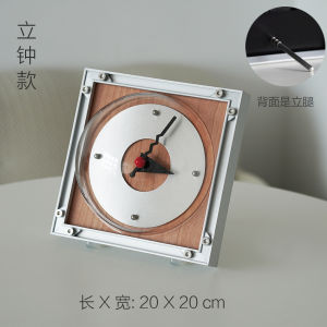 Đồng Hồ Trang Trí Nhà Mới Original Mid-Century Bauhaus Wall Clock Tĩnh Lặng Cao Cấp Cho Phòng Khách Trang Trí Mặt Bàn