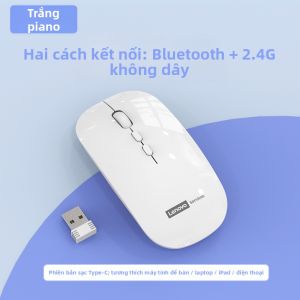 Lenovo | Chuột Không Dây Bluetooth Sạc Yên Tĩnh cho Laptop Văn Phòng