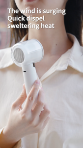 MeeGoo Handheld Cooling Fan 3000mAh Speed 100 GearAdjustment Rechargeable Portable Mini Fan