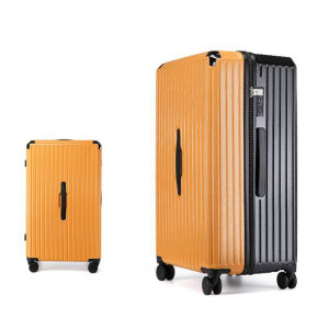 New 20"24"26"28"30 Inch Womens Over sized Travel Suitcase With Silent Wheels USB Charging Port Dry And Wet Separation Trolley Rolling Luggage Carrier Bag Password Lock Baggage For Men Free Shipping