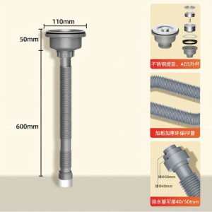 Odor Preventing Leak Proof Pop-Up Drainage Assembly