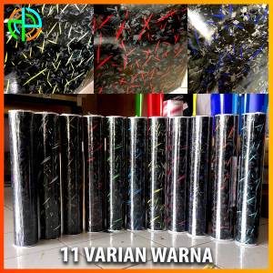 Promo Carbon Forged Lembaran 100cm Termurah Anti Air Banyak Warna karbon forget Carbon Kevlar Skotlet