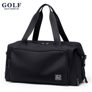 GOLF QUALITY Expandable Travel Duffle Bag for Men and Women Waterproof Oxford Cloth Sports Handbag Wet Dry Separation Design Versatile Bag for Gym Outdoor Business Travel