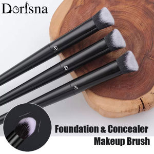 Dorisna Cọ Trang Điểm Nền Tảng Kem Che Khuyết Điểm Góc Cạnh Liền Mạch Bìa Tổng Hợp Tối Vòng Tròn Kem Lỏng Mỹ Phẩm Cọ Đánh Tạo Khối Dụng Cụ Làm Đẹp
