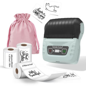 KAYSION SK58 Label Maker Commercial Portable Label Printer Sticker Clothing Jewelry Labeling Barcodes Price Name Label Printer