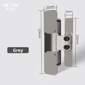 YAGEMAN | Invisible Adjustable Hinge For Interior Wooden Doors