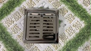 [HCM]Phễu thoát sàn 12x12cm KAG-TS81(D60cm) inox 304 ga thoát sàn12x12cm cho ống 60mm thoát sàn mặt sọc thoát nhanh chặn tóc tốt