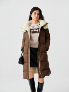 Koradior | Warm Thermal Down Coat Hooded Women