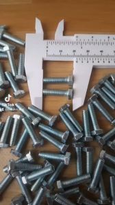 10 cái Bu lông M5X20 đầu lục giác ngoài ốc vít động cơ máy bơm nước