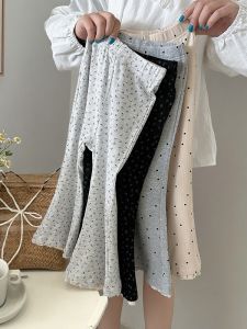 Sweet Floral Polka Dot Lace Bell Bottoms Girls Pants