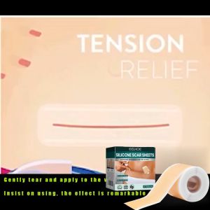 【EELHOE】 Silicone Scar Sheet 4x150cm Patch Bekas Luka Gel Gel Scar Patch Secara efektif menghilangkan bekas luka tingkat tinggi bekas luka dari luka bekas luka obat dan stretch mark