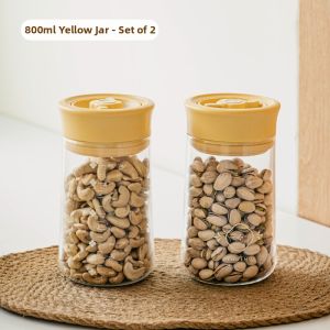SHUEHO | Twist-Seal Glass Storage Jar Food-Grade