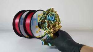 Sợi Nhựa PLA Tơ Tằm Ba Màu 1.75mm 1kg/500g/250g Tốc Độ Cao Dành Cho Máy In 3D FDM Nhiều Màu Sắc Đỏ Xanh Lá Cây Xanh Dương Dùng Cho In Trên Máy Tính Để Bàn