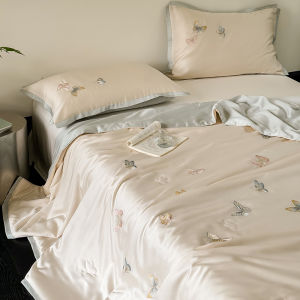 Suxuan | Breathable and Washable 60-Count Lyocell Thin Summer Blanket Set